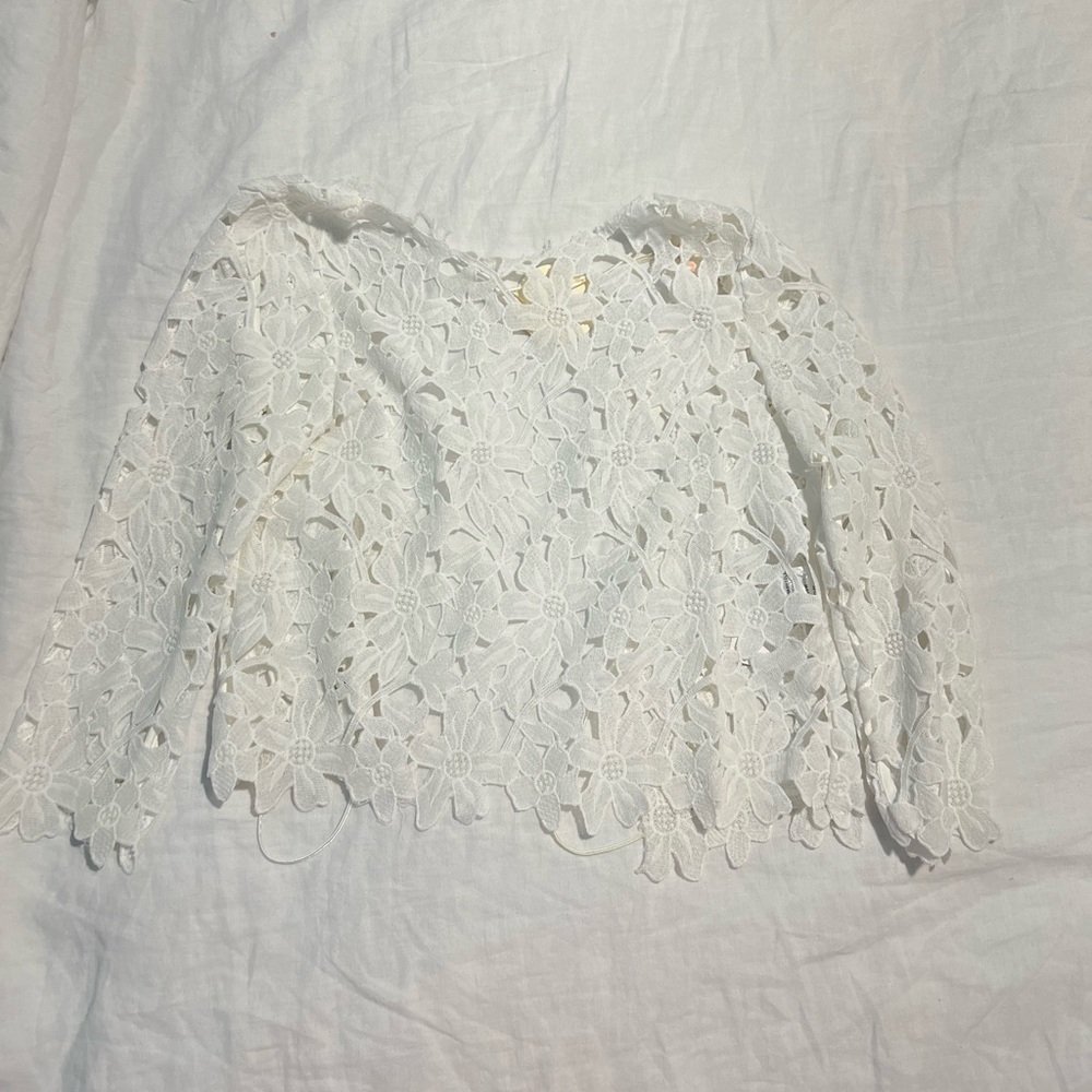Floral Lace cover-up Top